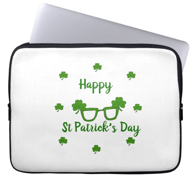 Happy St Patrick's Day    Laptop Sleeve (Front)