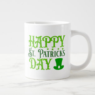 Happy St. Patrick's Day Large Coffee Mug