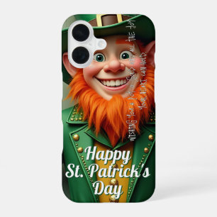 Happy St. Patrick's Day Leprechaun iPhone 16 Case