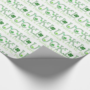 Happy St. Patrick's Day Luck Wrapping Paper
