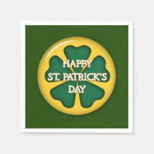 Happy St. Patrick's Day Napkin