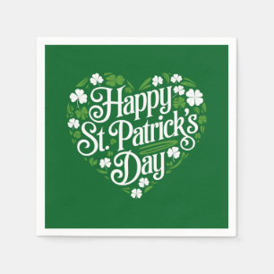 Happy St Patrick's Day Napkin