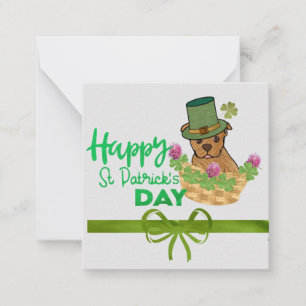 Happy St. Patricks Day Note Card