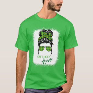 Happy St.Patrick's Day One Lucky Mama Funny T-Shirt