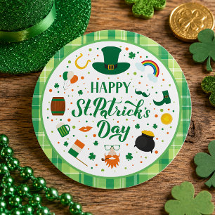 Happy St. Patrick's Day Party Classic Round Sticker