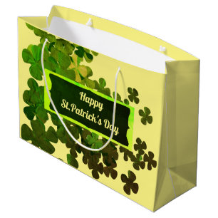 Happy St.Patrick's Day,personalised Large Gift Bag