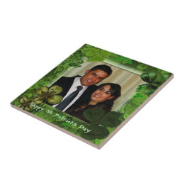 Happy St. Patrick's Day Photo Tile