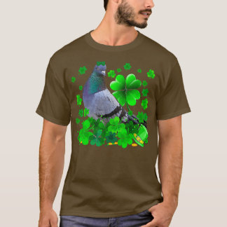 Happy St Patricks Day Pigeon Bird With 2 T-Shirt