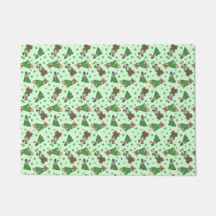 Happy St Patricks Day Pit Bull Dogs Doormat