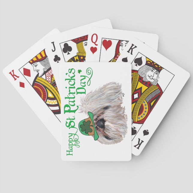 Happy St Patricks Day Playing Cards (Back)