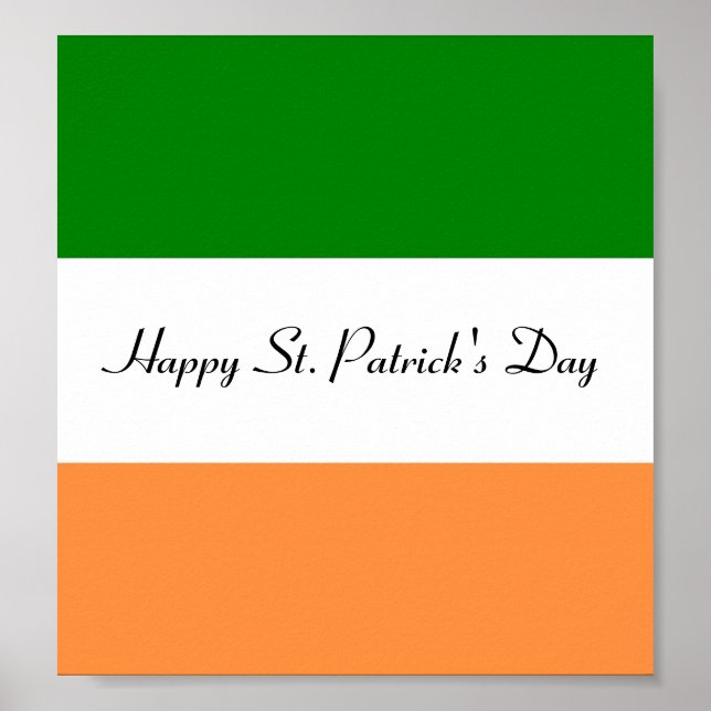 Happy St. Patrick's Day Poster (Front)