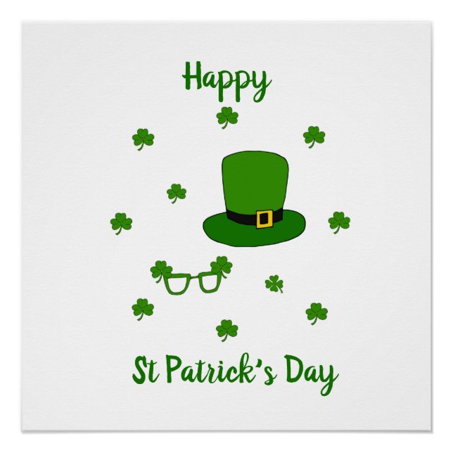 Happy St Patrick's Day   Poster (Front)