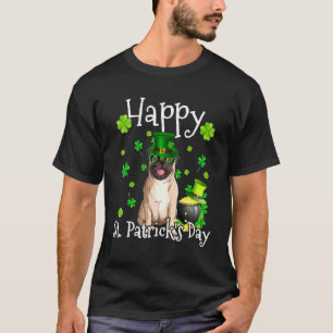 Happy St Patrick's Day Pug Dog Irish Shamrock Pug T-Shirt