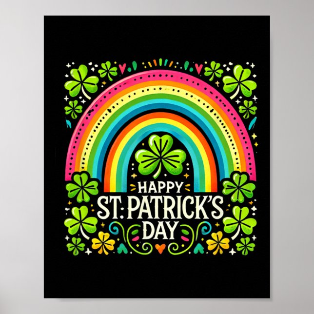 Happy St Patrick's Day Saint Patricks Day  Poster (Front)