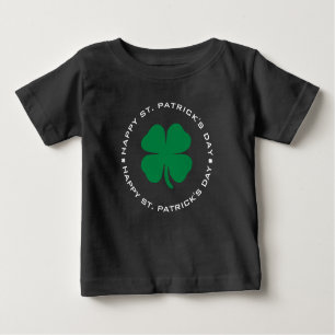 Happy St. Patrick's Day Shamrock Lucky Charm Baby T-Shirt