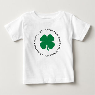 Happy St. Patrick's Day Shamrock Lucky Charm Baby T-Shirt