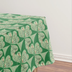 "Happy St. Patrick's Day"Shamrock Tablecloth