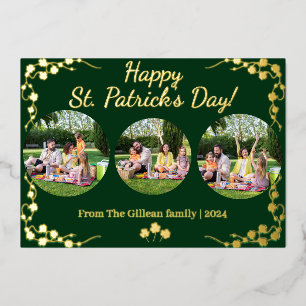 Happy St. patrick's day Shamrocks family 3 photo 