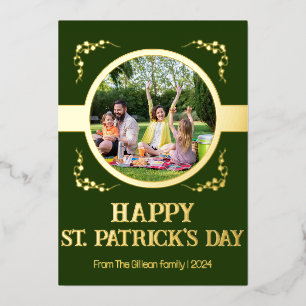 Happy St patricks day Shamrocks family One photo