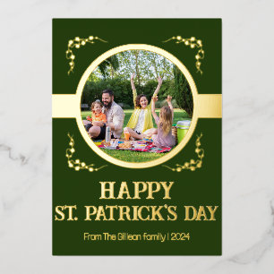 Happy St patricks day Shamrocks family One photo