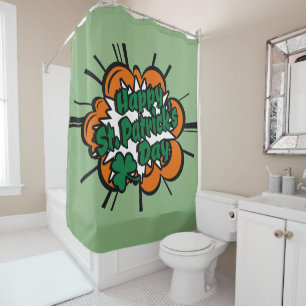 Happy St. Patrick's Day Shower Curtain