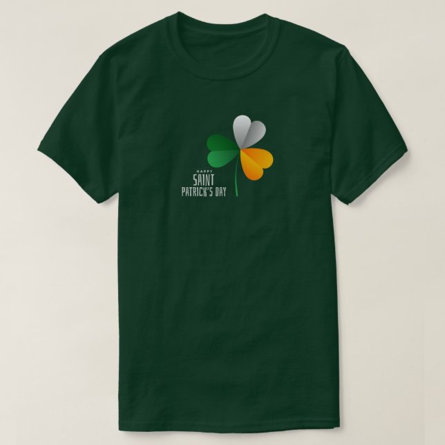 Happy St. Patrick's Day T-Shirt (Design Front)