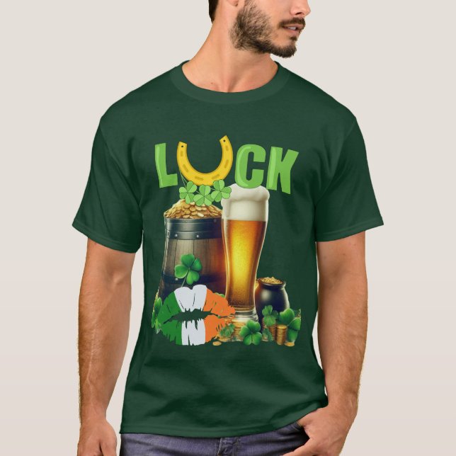 "Happy St. Patrick's Day! T-Shirt (Front)