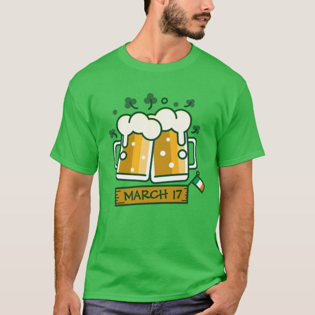 Happy St. Patrick's Day T-Shirt (Front)