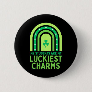 Happy St Patrick's Day Teacher School Saint Patric 6 Cm Round Badge