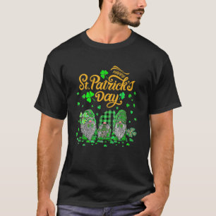 Happy St Patrick's Day Three Gnomes Shamrock Essen T-Shirt