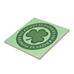 Happy St. Patricks Day Tile