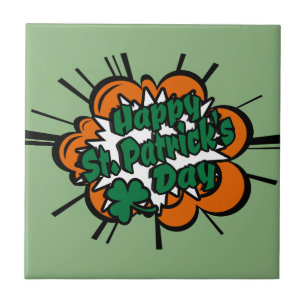 Happy St. Patrick's Day Tile