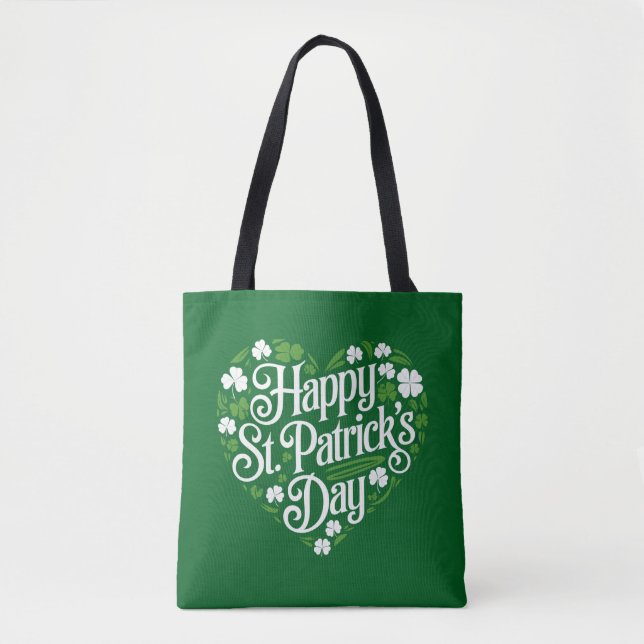 Happy St Patrick's Day  Tote Bag (Front)