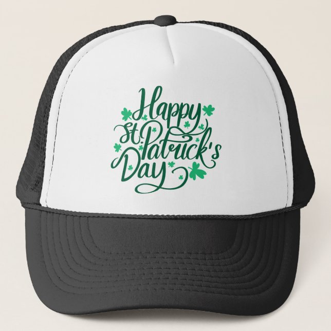 Happy st patricks day trucker hat (Front)