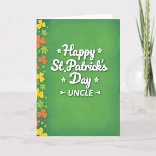 Happy St Patricks Day Uncle Card