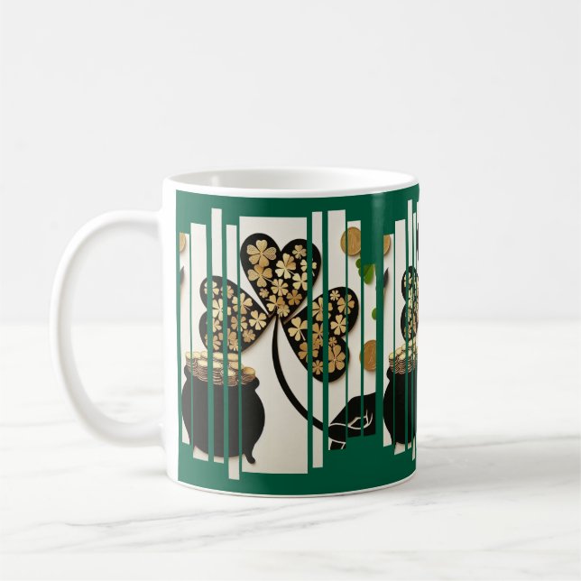 Happy St. Patrick's Day! Unique and Original Produ Coffee Mug (Left)