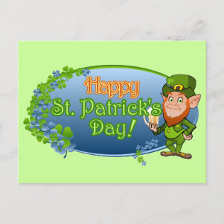 Happy St. Patrick's Day (Ver 2) Postcard