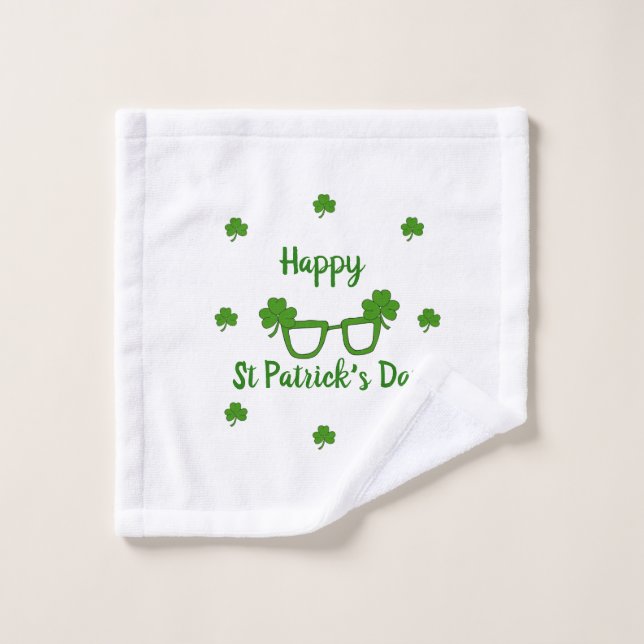 Happy St Patrick's Day   Wash Cloth (Wash Cloth)
