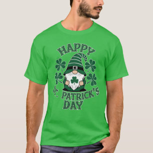 Happy St Patricks Day with Cute Irish Gnome T-Shirt