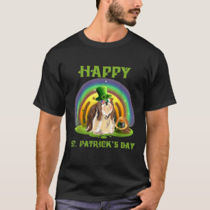 Happy St Patricks Irish Shih Tzu Dog T-Shirt