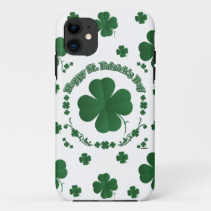 Happy St Patrick's Shamrocks Case-Mate iPhone Case