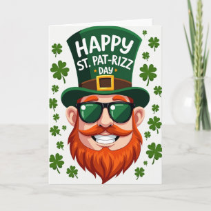 Happy St Patrizz Day Fun Card