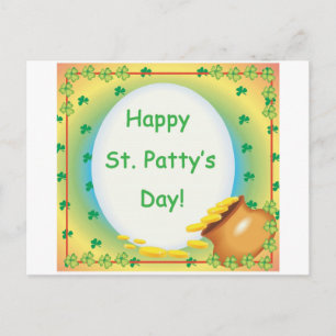 Happy St. Patty's Day Postcard