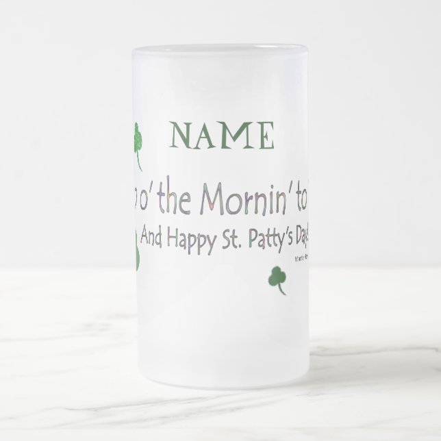 Happy St. Patty's Day (1b) - Personalise - Stein (Center)