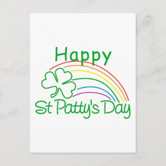 Happy St Patty's Day Postcard