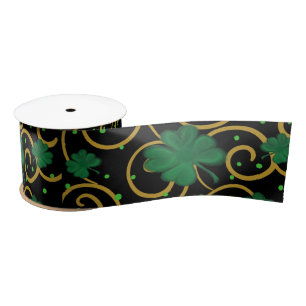 Happy St. Patty's Day Satin Ribbon
