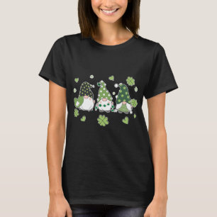 Happy St Saint Patricks Patrick's Day Gnome Trio S T-Shirt