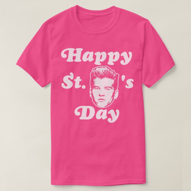 Happy St Vals Day T-Shirt (Design Front)