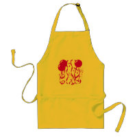 "HAPPY" STANDARD APRON / by: Opal01