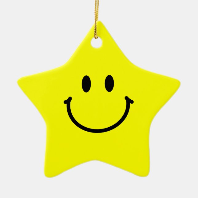 Happy Star Ornament (Front)